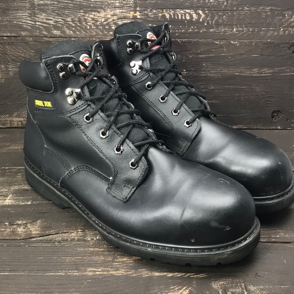 steel toe boots size 14 wide